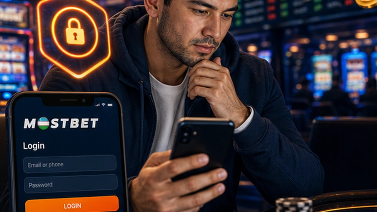 Mostbet login and access recovery image
