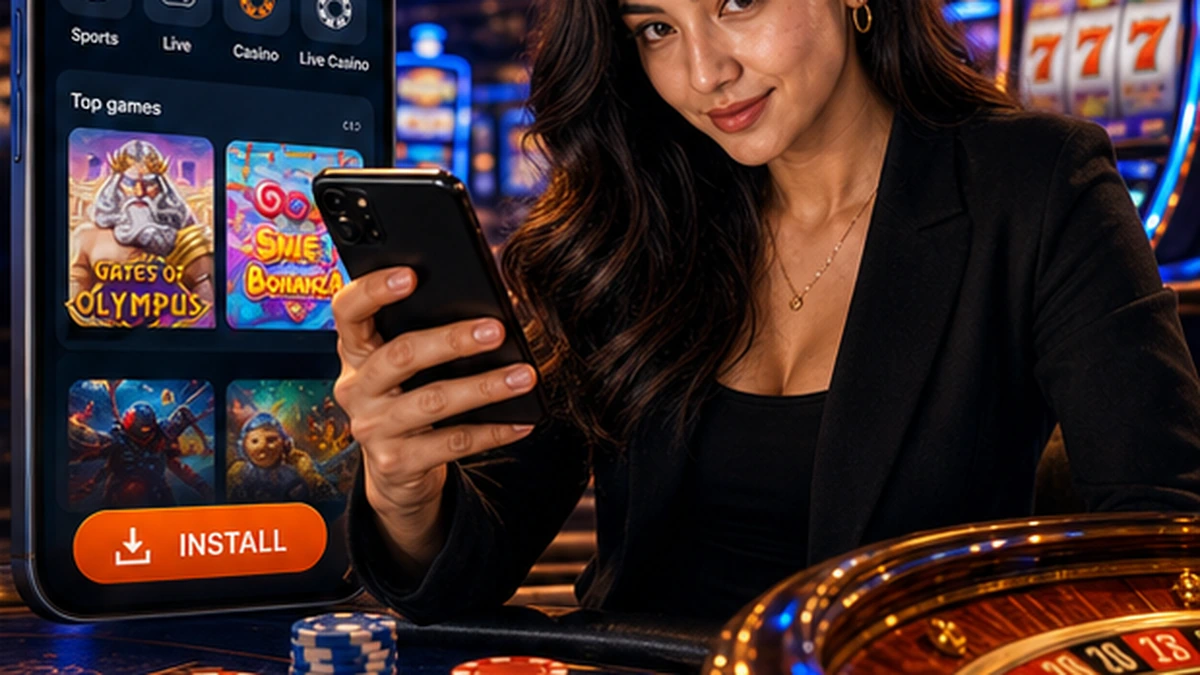Mostbet mobile app image